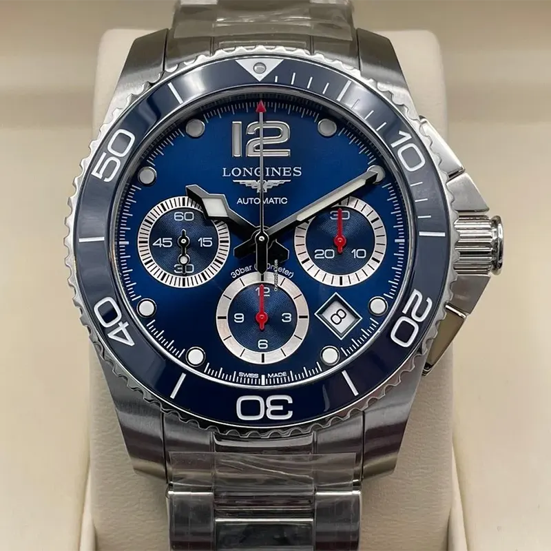 Longines HydroConquest Automatic Blue Dial Men's Watch- L3.783.4.96.6